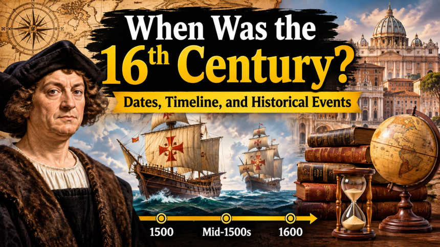 When Was the 16th Century? Dates, Timeline, and Historical Events
