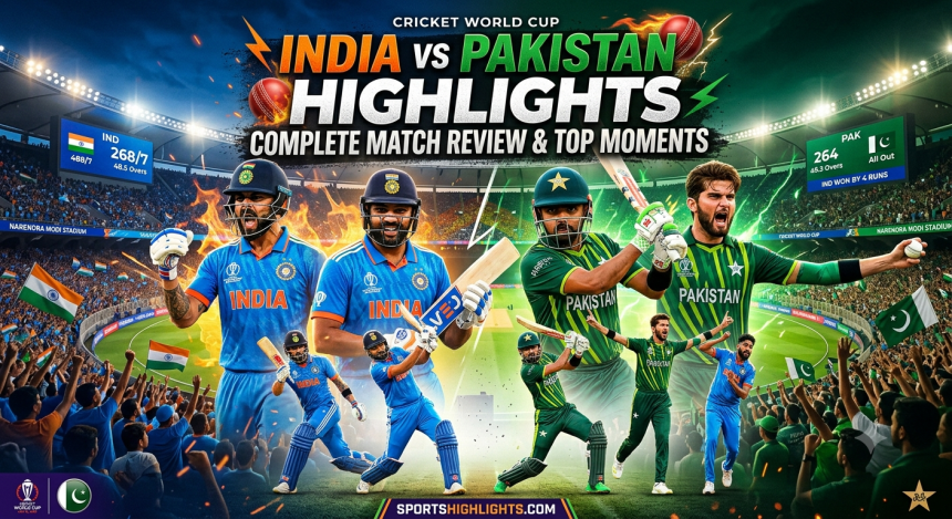 India vs Pakistan Highlights: Complete Match Review and Top Moments
