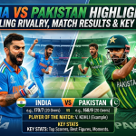 India vs Pakistan Highlights: Thrilling Rivalry, Match Results & Key Stats