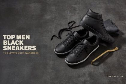 Top Men Black Sneakers to Elevate Your Wardrobe