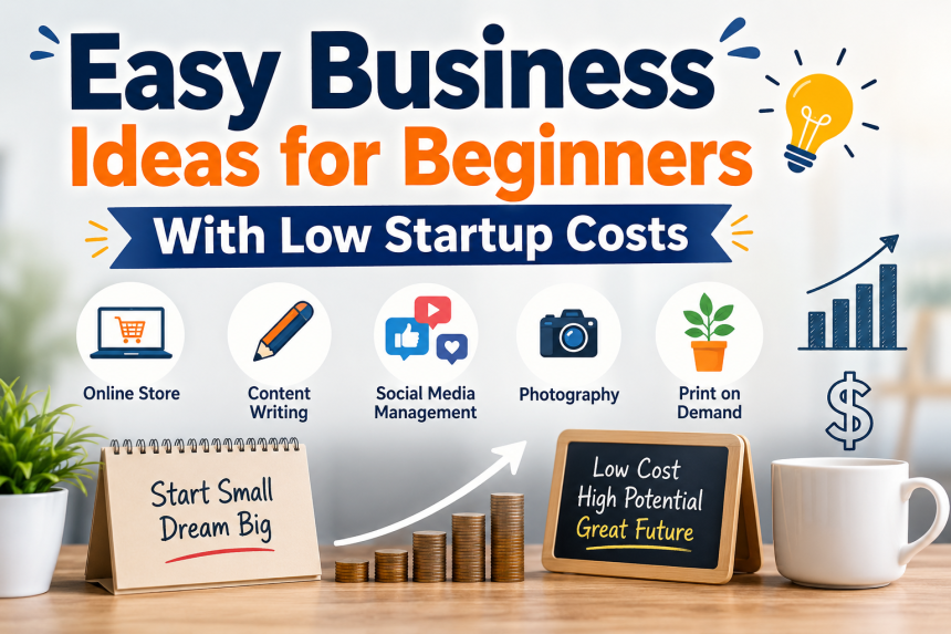 Easy Business Ideas for Beginners With Low Startup Costs