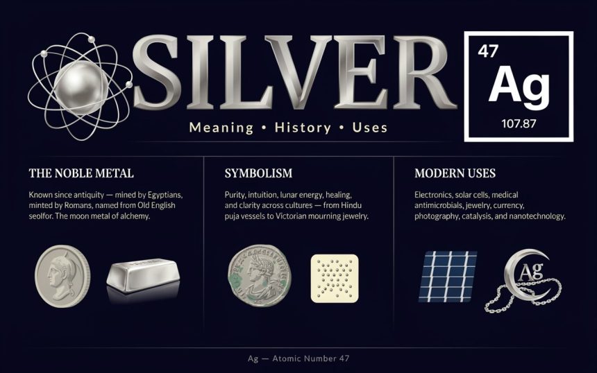 Silver Symbol (Ag): Meaning, History, and Uses