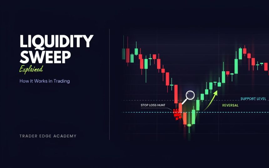 Liquidity Sweep Explained: How It Works in Trading
