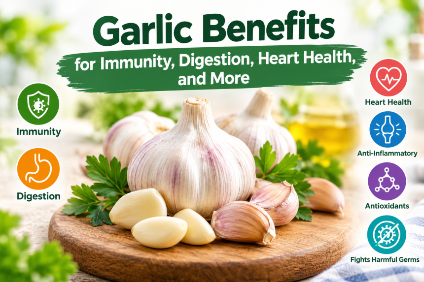 Garlic Benefits for Immunity, Digestion, Heart Health, and More