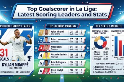 Top Goalscorer in La Liga: Latest Scoring Leaders and Stats