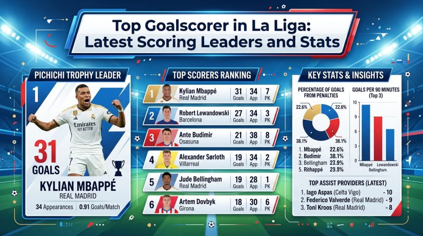 Top Goalscorer in La Liga: Latest Scoring Leaders and Stats