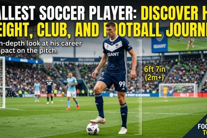Tallest Soccer Player: Discover His Height, Club, and Football Journey