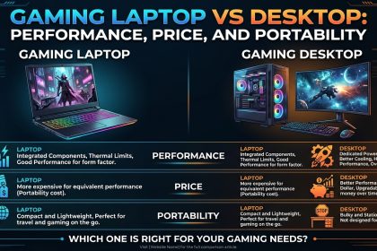Gaming Laptop vs Desktop: Performance, Price, and Portability