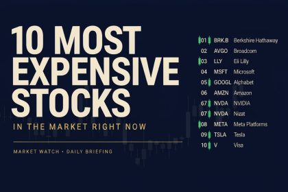 10 Most Expensive Stocks in the Market Right Now