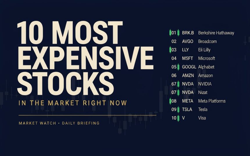 10 Most Expensive Stocks in the Market Right Now