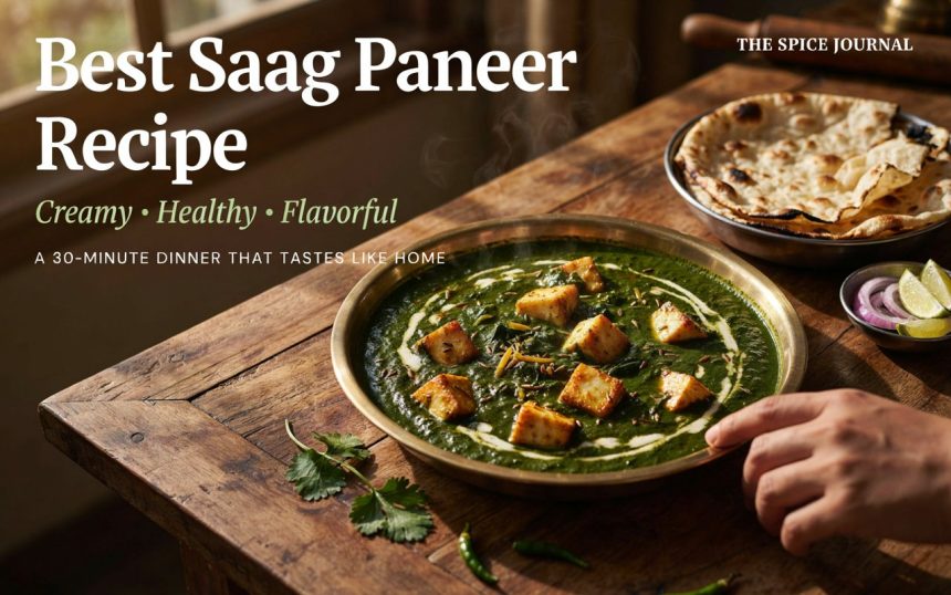 Best Saag Paneer Recipe for a Creamy, Healthy, and Flavorful Dinner