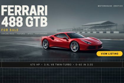 Ferrari 488 for Sale: Explore Price, Features, Specs, and Performance