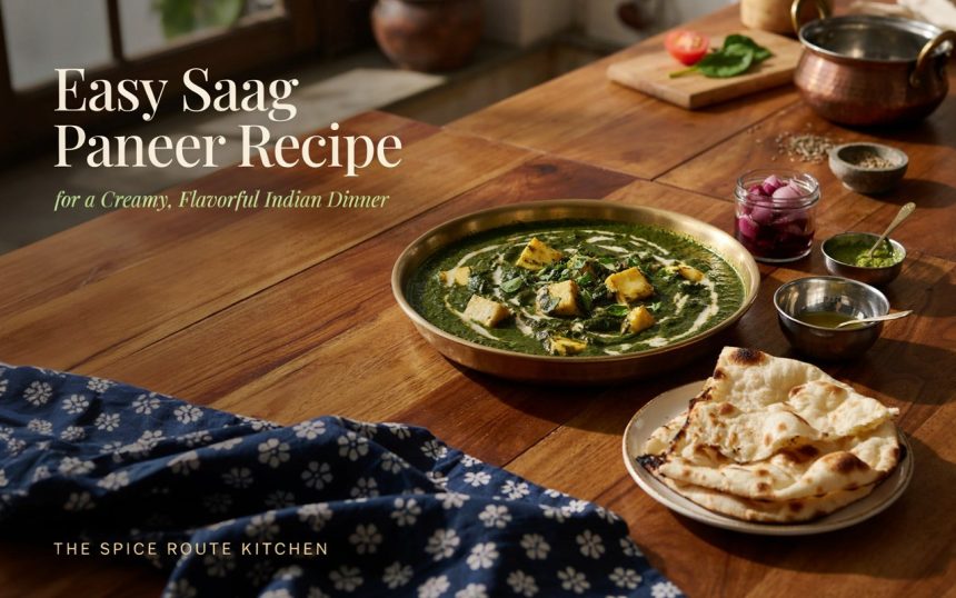 Easy Saag Paneer Recipe for a Creamy, Flavorful Indian Dinner