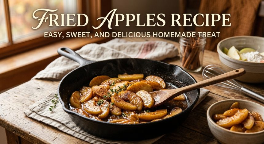 Fried Apples Recipe: Easy, Sweet, and Delicious Homemade Treat